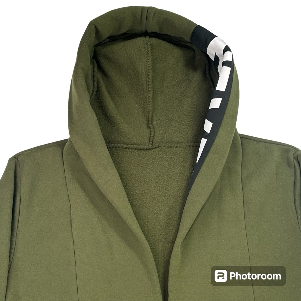 SHEIN "Never Give Up" Hooded Coatigan Size Small - Picture 5 of 14